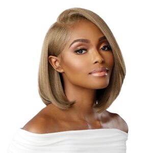 Sensationnel Bare Lace 13x6 wigs - Unit 3 Glueless synthetic with 180 degree preplucked hairline Non lifting 2040 larger grid thinner lace - BareLace unit 3 (1B OFFBLACK)